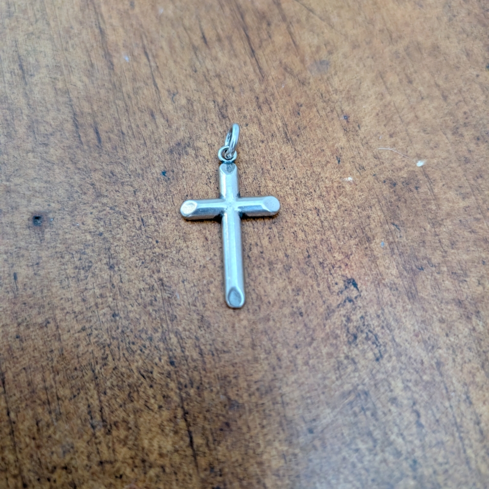 Silver Cross Pendant Necklace